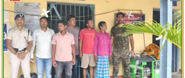 सुगौली पुलिस ने 5 कुर्की वारंटी गिरफ्तार, न्यायिक हिरासत में भेजे गए